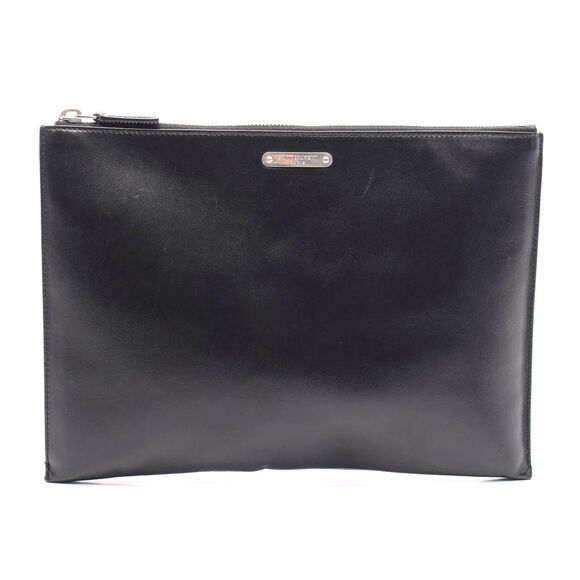Yves Saint Laurent Leather Clutch Bag - Picture 1 of 10